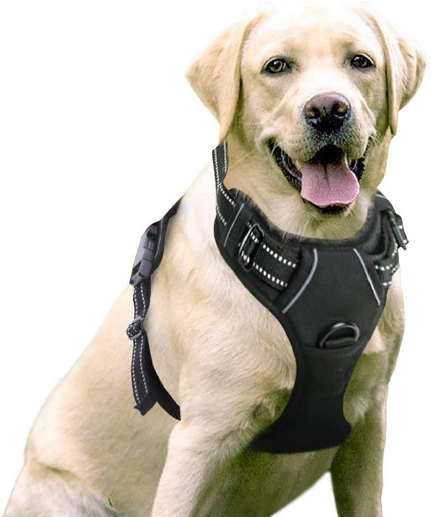 Dog Harness, Adjustable Soft Padded Dog Vest, Reflective Pet  Vest with Easy Control Handle