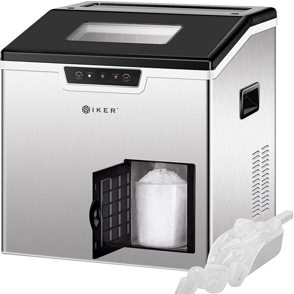Ice Maker Machine with Snow Cone Maker for Home and Commercial Use